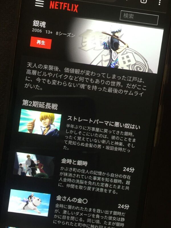 銀魂　netflix