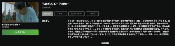 ちはやふる 下の句 hulu