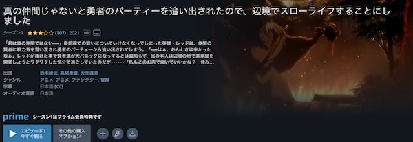 真の仲間じゃないと勇者のパーティーを追い出されたので、辺境でスローライフすることにしました amazon