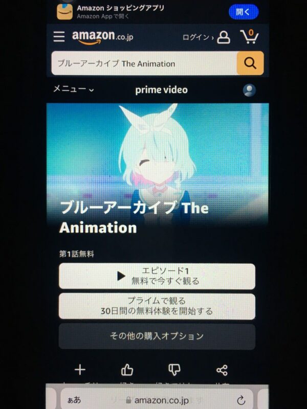 ブルーアーカイブ The Animation　amazon